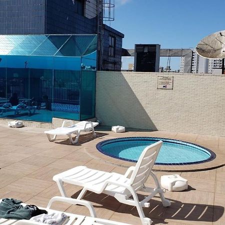 Flat Completo Novo A 350M Da Praia Com Piscina Sao Vicente  Ngoại thất bức ảnh